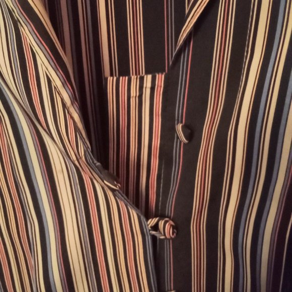 Women's shirt blouse PJ RUGGERI size 12 regular pre-owned - Picture 2 of 6